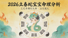 2026立春蛇宝宝命理分析 蛇尾马