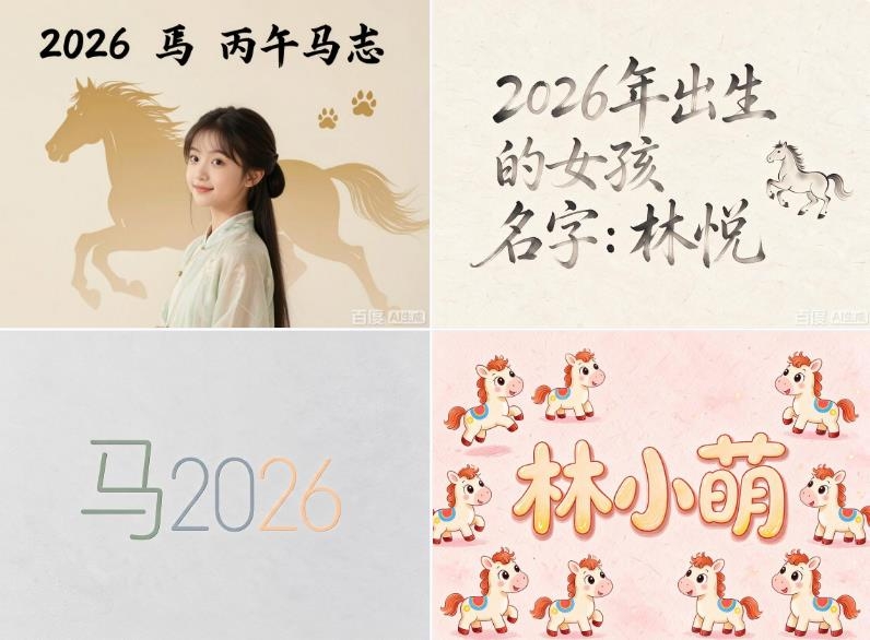 2026年出生女孩名字叫什么好？
