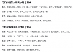 门口的路与摄像头风水｜铺路